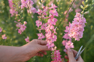 Ostrožka	QIS Light Pink, Loukykvět